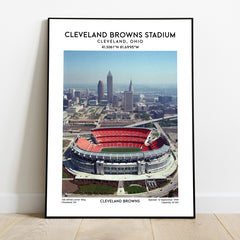 Legendary NFL American Football Games at Cleveland Browns Stadium Poster Print