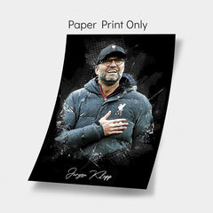 Jürgen Klopp Liverpool Football Manager ArtPoster Print