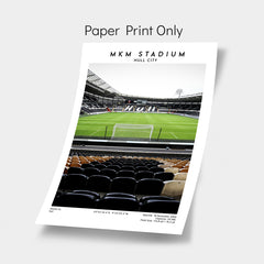 MKM Stadium Football Wall Art - Hull City Stadium Poster Print 