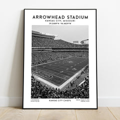 Iconic Arrowhead Stadium Chiefs Art Print