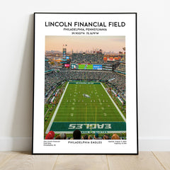 Philadelphia Eagles at Lincoln Financial Field Poster Print