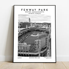 Iconic Boston Red Sox Moments at Fenway Park MLB Baseball Wall Art