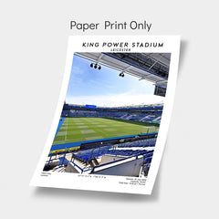 King Power Stadium poster - Leicester City Art Print