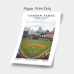 Legendary MLB Baseball Games at Oriole Park at Camden Yards Poster Print