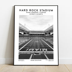 Hard Rock Stadium: Home of the Miami Dolphins Poster Print