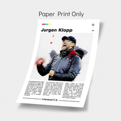 Jürgen Klopp: Liverpool's Legendary Manager Poster Print