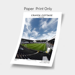 Craven Cottage Poster Print - Fulham Stadium Wall Art