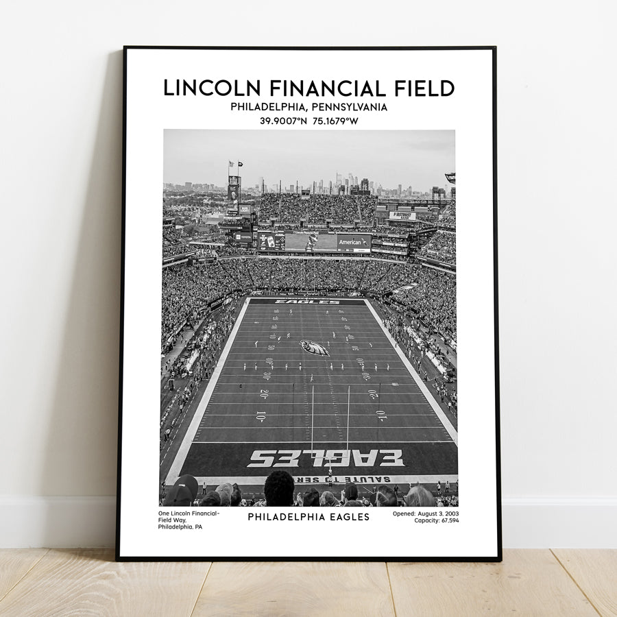 The Home Ground of the Philadelphia Eagles: Lincoln Financial Field Poster Print