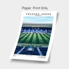 PreZero Arena Football Highlights Poster Print - Hoffenheim Stadium Wall Art 