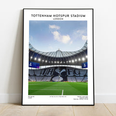 Tottenham Hotspur Stadium print, football wall art, perfect for Spurs supporters