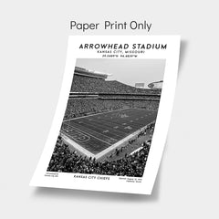 Chiefs Football at Arrowhead Stadium Poster Print