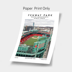 Fenway Park: Boston Red Sox MLB Baseball Art Print