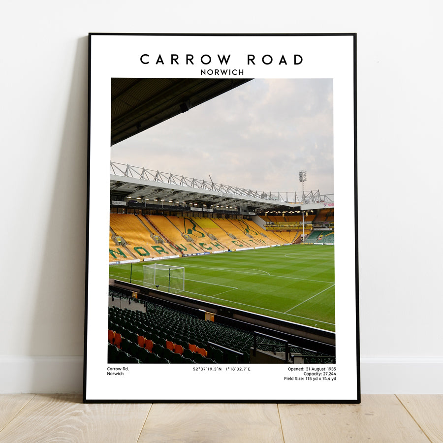 Carrow Road Stadium Print