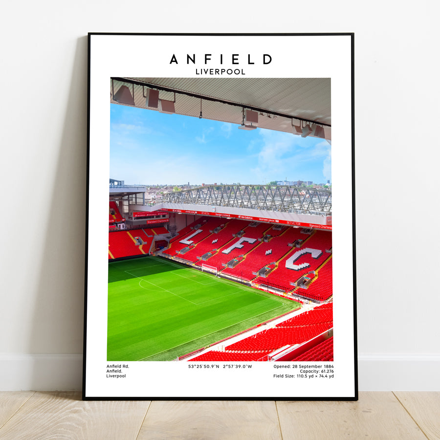 Historic Anfield Stadium Art Print