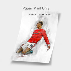 Marcus Rashford poster print