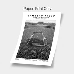 The Glory of Lambeau Field and the Green Bay Packers Art Print