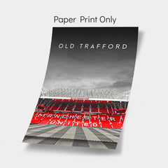 Old Trafford Home of Manchester United Poster Print