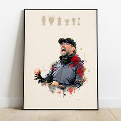 Jürgen Klopp: Leading Liverpool FC from the Sidelines Poster Print