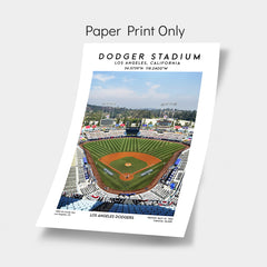 Dodger Stadium: Los Angeles Dodgers MLB Baseball Art Print