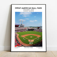 The Glory of Great American Ball Park: Cincinnati Reds' Home Poster Print