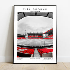 City Ground Stadium Poster Print