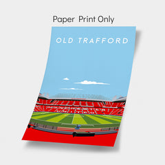 Manchester United Poster - Old Trafford Stadium Art Print