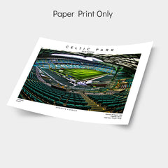 Celtic Park poster, Celtic football stadium print, football fans gift