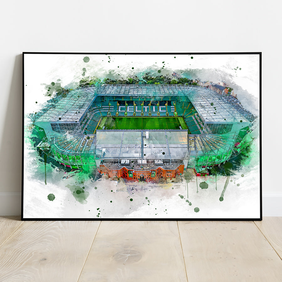 Celtic Park poster print