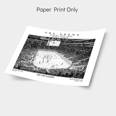 UBS Arena hockey poster, New York Islanders print, NHL stadium wall art, birthday gift