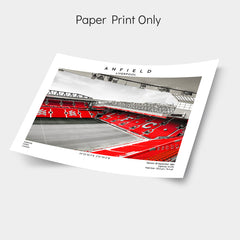 The Legendary Anfield Stadium Poster Print