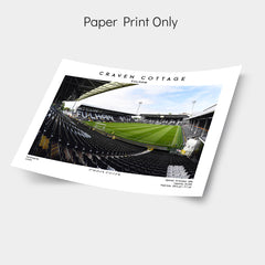 Craven Cottage Highlights: Memorable Football Games Art Print