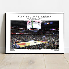 Legendary NBA Basketball Games at Capital One Arena Poster Print