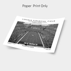 The Glory of Lincoln Financial Field and the Philadelphia Eagles Art Print