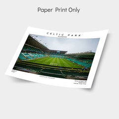 Celtic Park poster, Celtic football stadium wall art print, football fans gift for Celtic fans