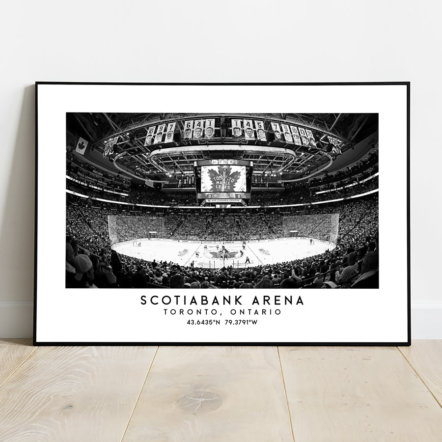 Scotiabank Arena Stadium Print, Toronto Maple Leafs Hockey Poster, birthday gift