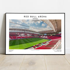 Red Bull Arena Leipzig Stadium Poster Print - Bundesliga Football Wall Art