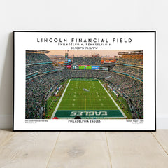 Philadelphia Eagles at Lincoln Financial Field Football Wall Art