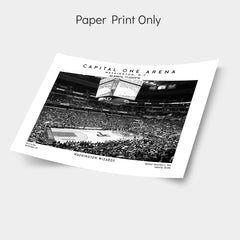 Capital One Arena: Washington Wizards NBA Basketball Art Print