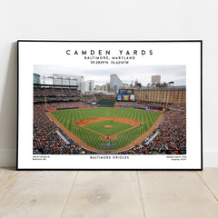 Oriole Park: Home of the Baltimore Orioles MLB Baseball Poster Print