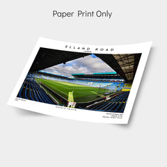 Elland Road Stadium Poster Print - Leeds Fans Gift