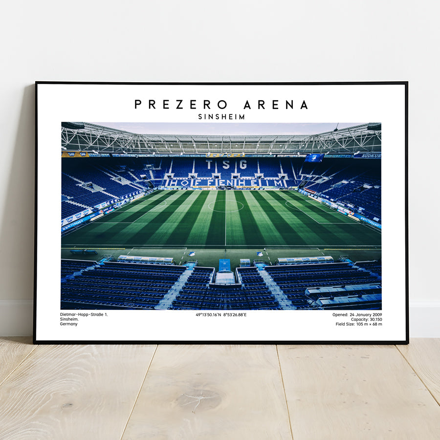 Football Action at PreZero Arena Poster Print - Hoffenheim Stadium Art Print