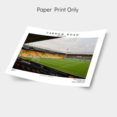 Carrow Road Stadium Wall Art Print