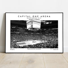 Iconic Washington Wizards Moments at Capital One Arena NBA Basketball Wall Art