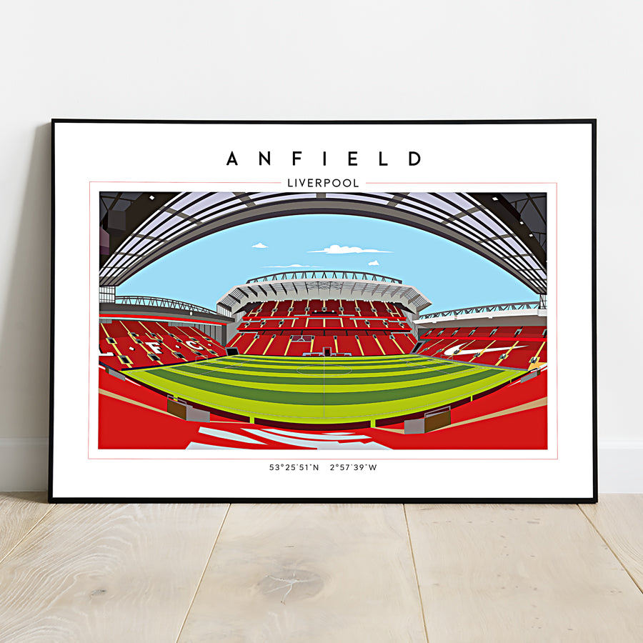 Legendary Anfield Stadium Liverpool Football Wall Art