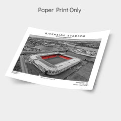 Riverside Stadium Iconic Home of Middlesbrough FC Poster Print