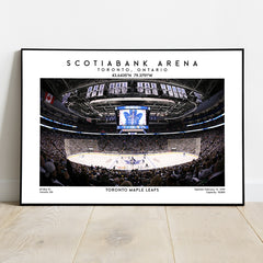 Scotiabank Arena print, Toronto Maple Leafs, NHL stadium artwork