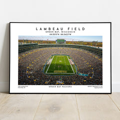 Lambeau Field: Green Bay Packers' Iconic Home Poster Print