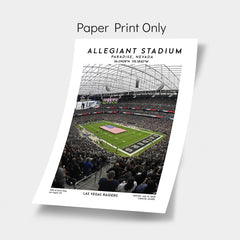 Allegiant Stadium Las Vegas Raiders Poster print